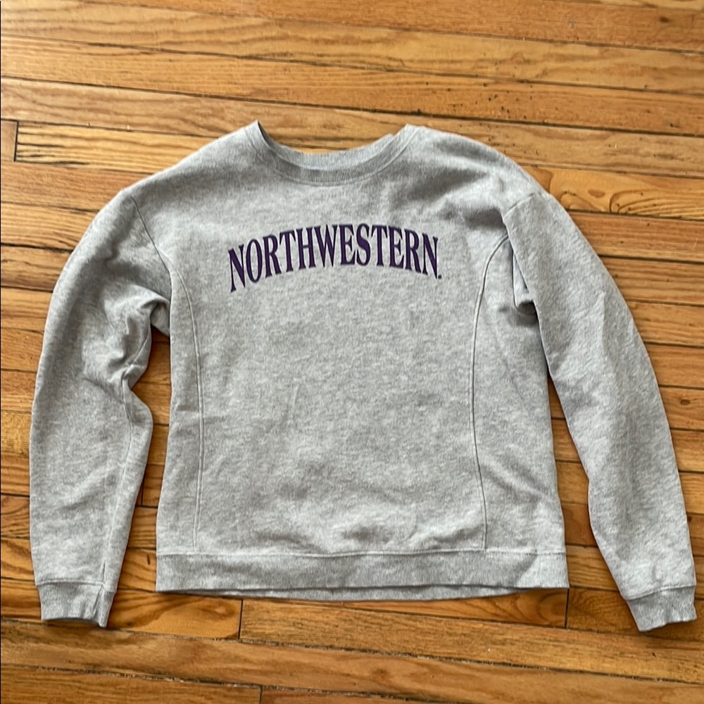 Gray Northwestern Sweatshirt